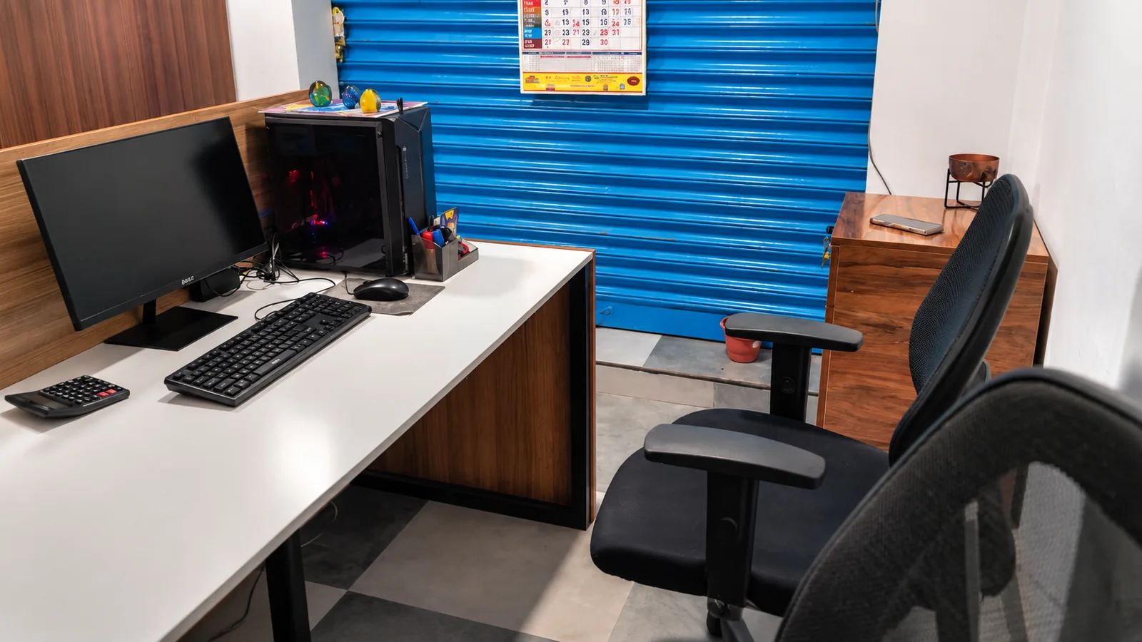 Office and billing workspace at the facility